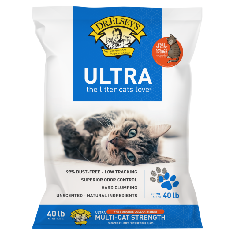 40 pound bag of Dr. Elsey's Ultra cat litter
